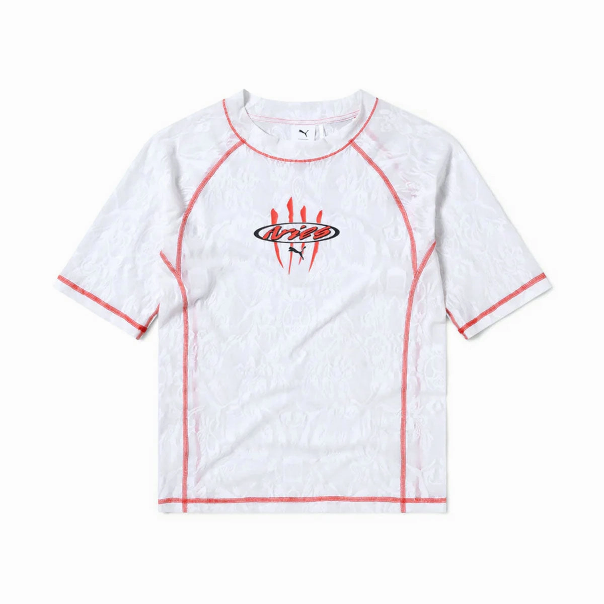   Aries Lace Rashguard Top 'White'