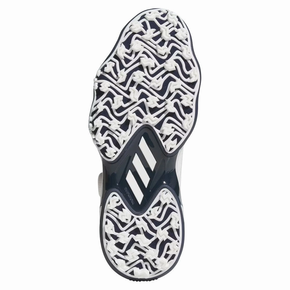 Adidas CodeChaos BOA 25 Spikeless Golf Shoes Cloud White/Silver Metallic/Collegiate Navy - 25 Men