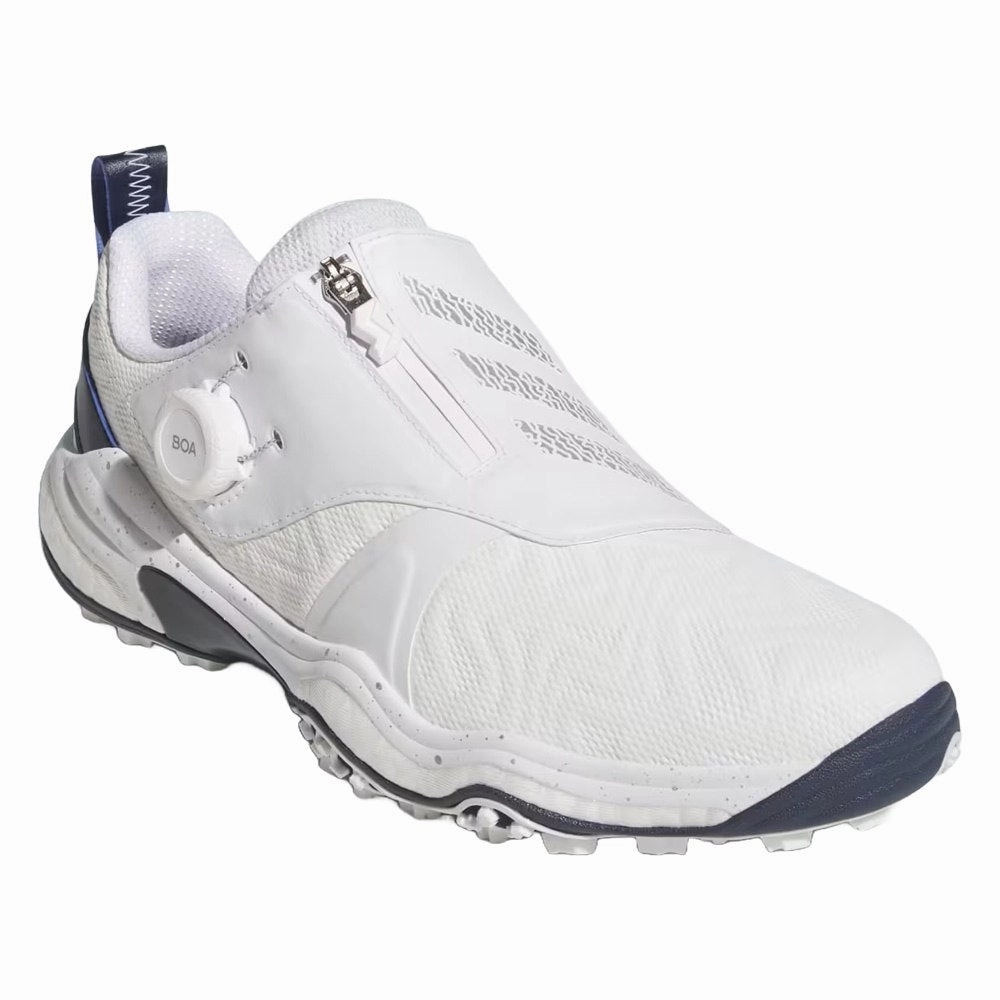 Adidas CodeChaos BOA 25 Spikeless Golf Shoes Cloud White/Silver Metallic/Collegiate Navy - 25 Men