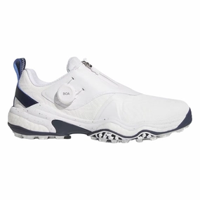 Adidas CodeChaos BOA 25 Spikeless Golf Shoes Cloud White/Silver Metallic/Collegiate Navy - 25 Men