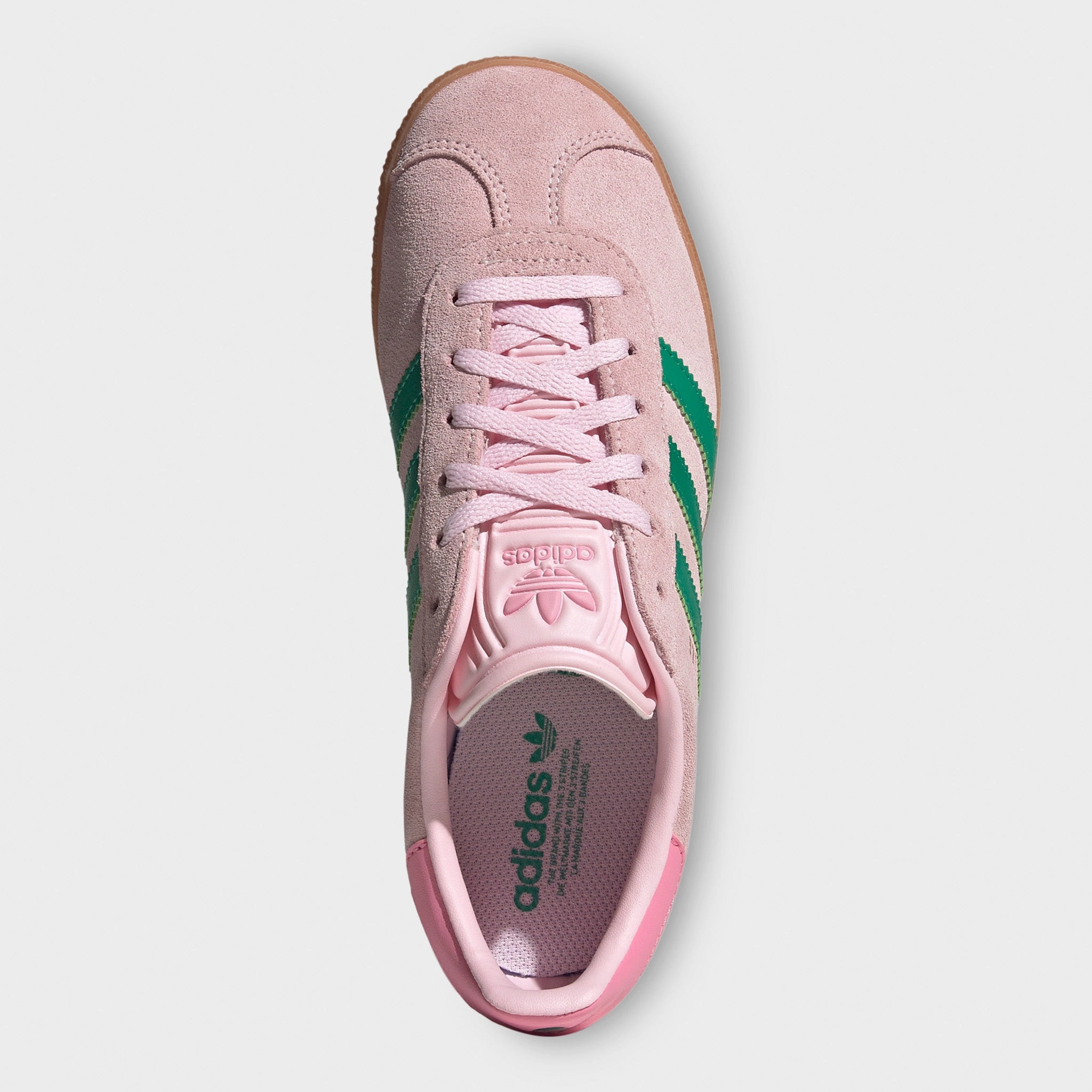 adidas Juniors' Gazelle Clear Pink / Court Green - Bliss Pin