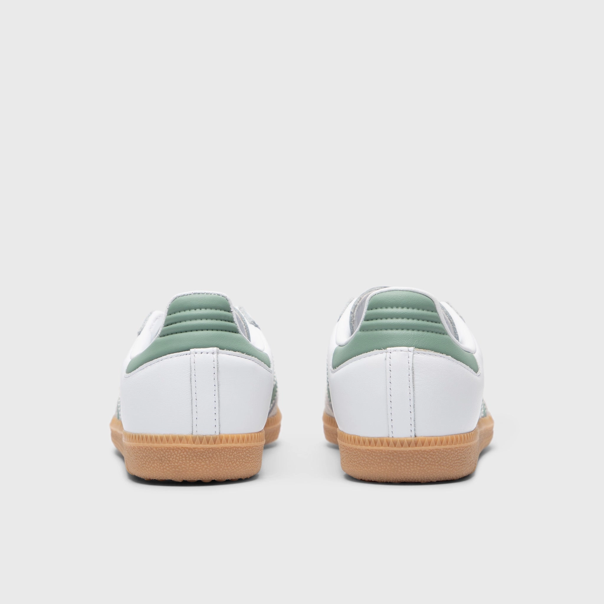 adidas Juniors' Samba OG Footwear White / Silver Green - Gum