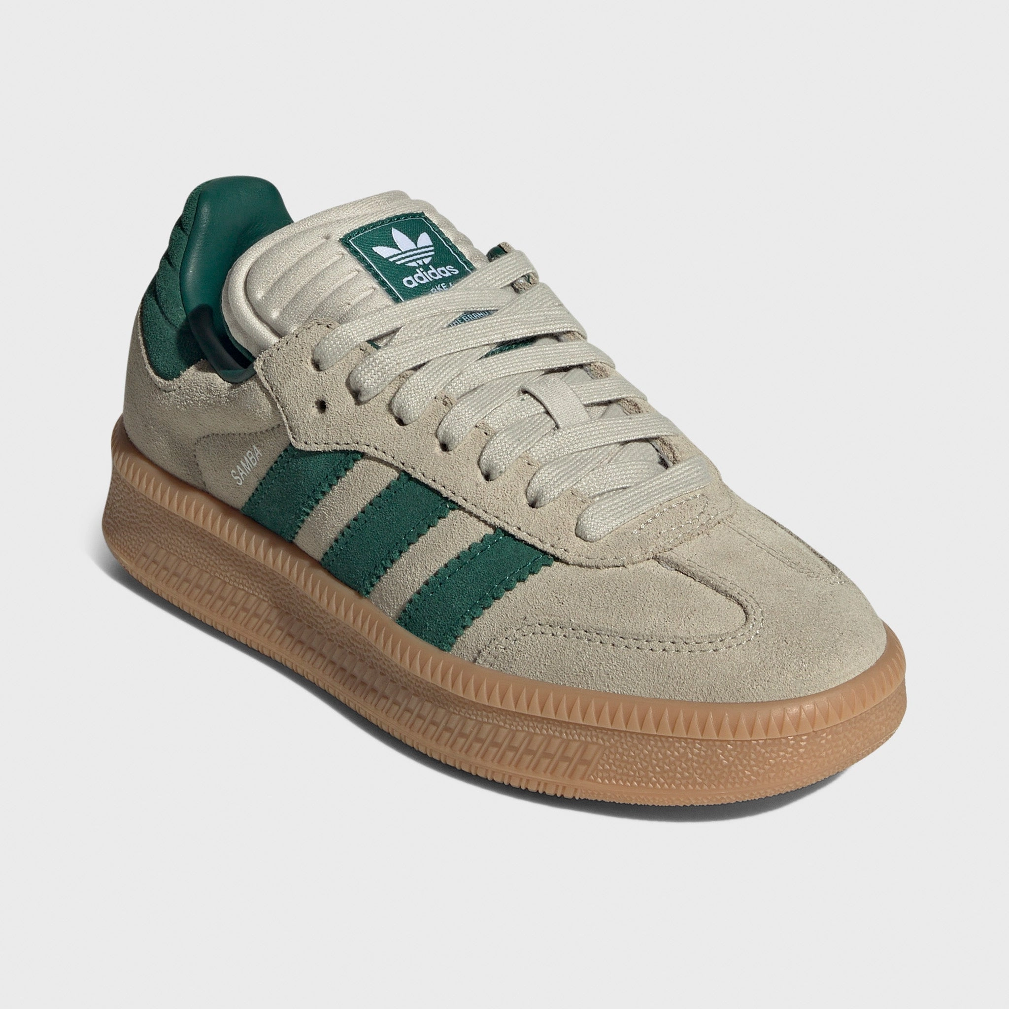 adidas Juniors' Samba XLG Tan / Green