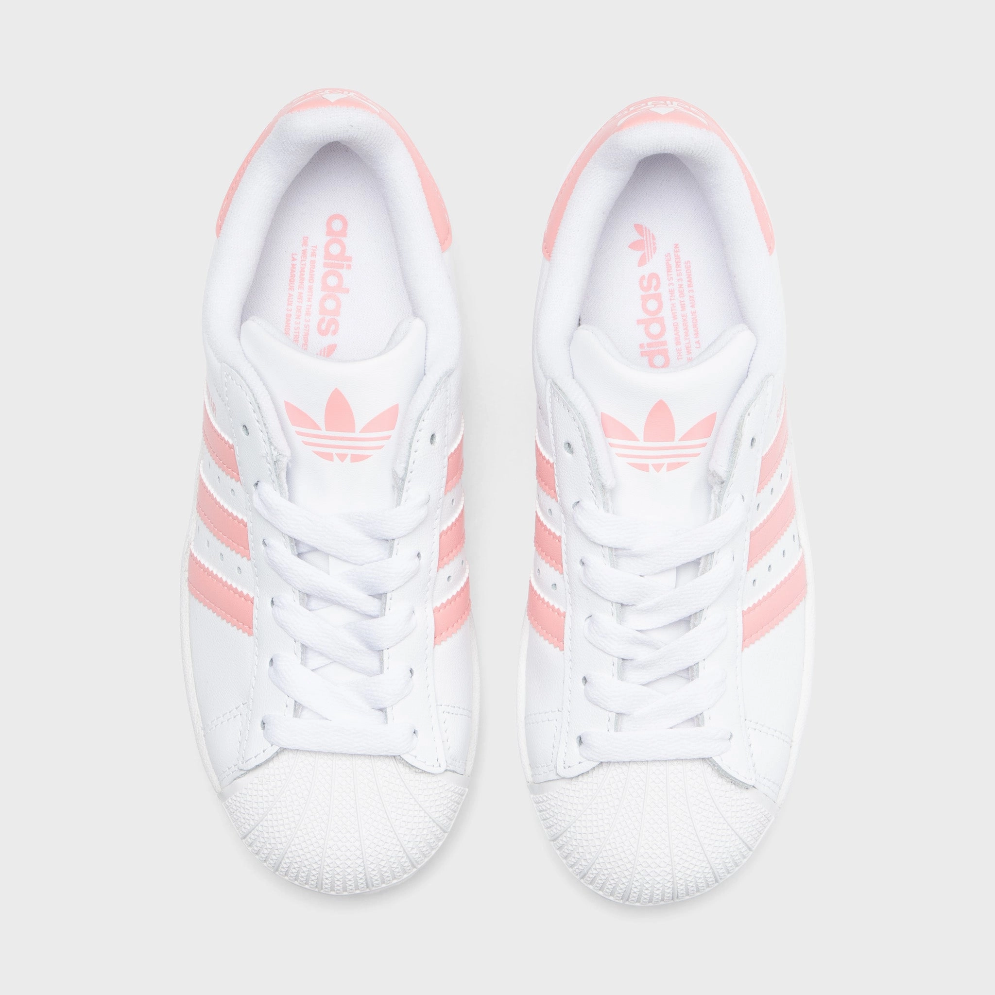 adidas Juniors' Superstar II White / Semi Pink Spark