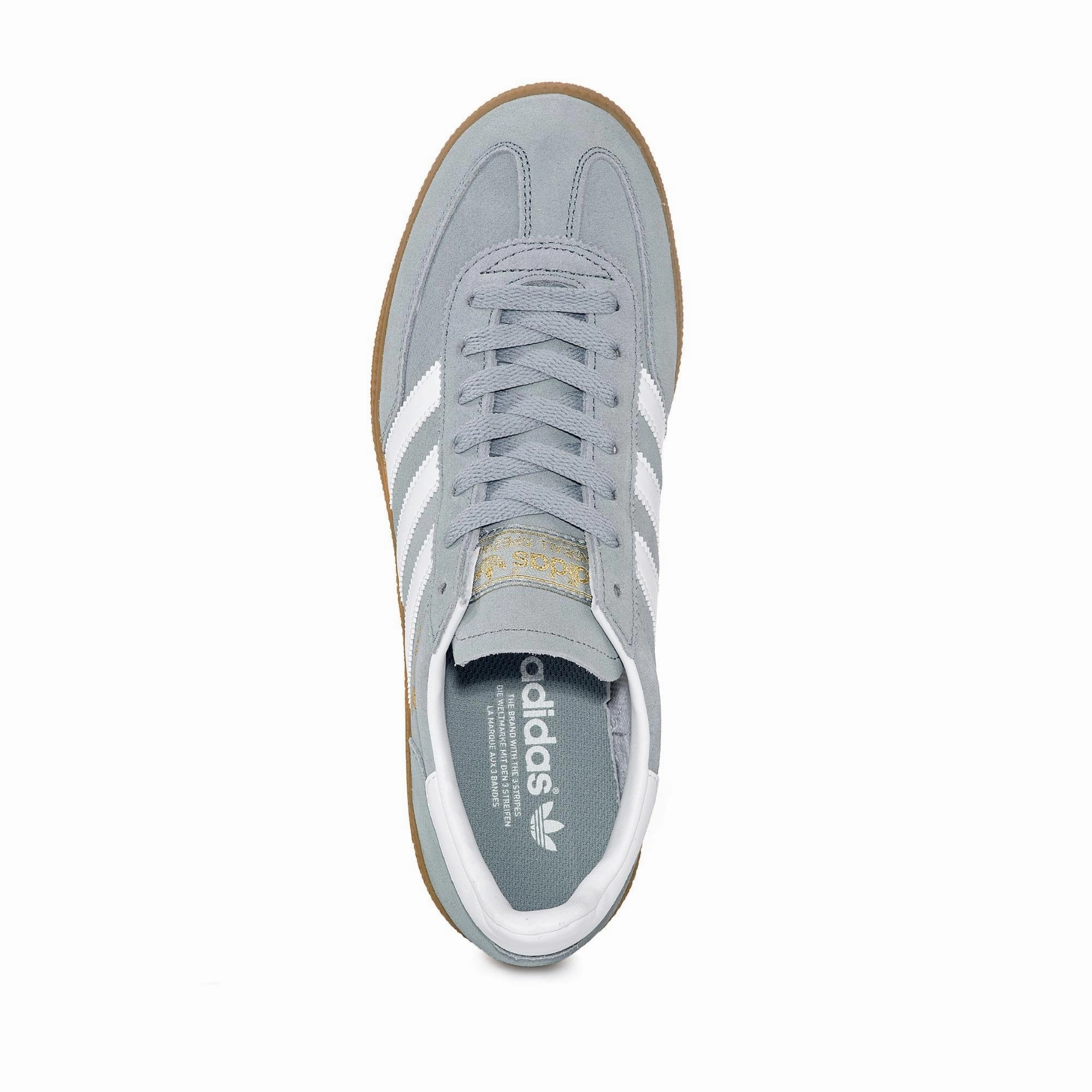 adidas Unisex Spezial Low-Top. Grau Light Grey FTWR White Gold Metallic. 41 1/3 EU