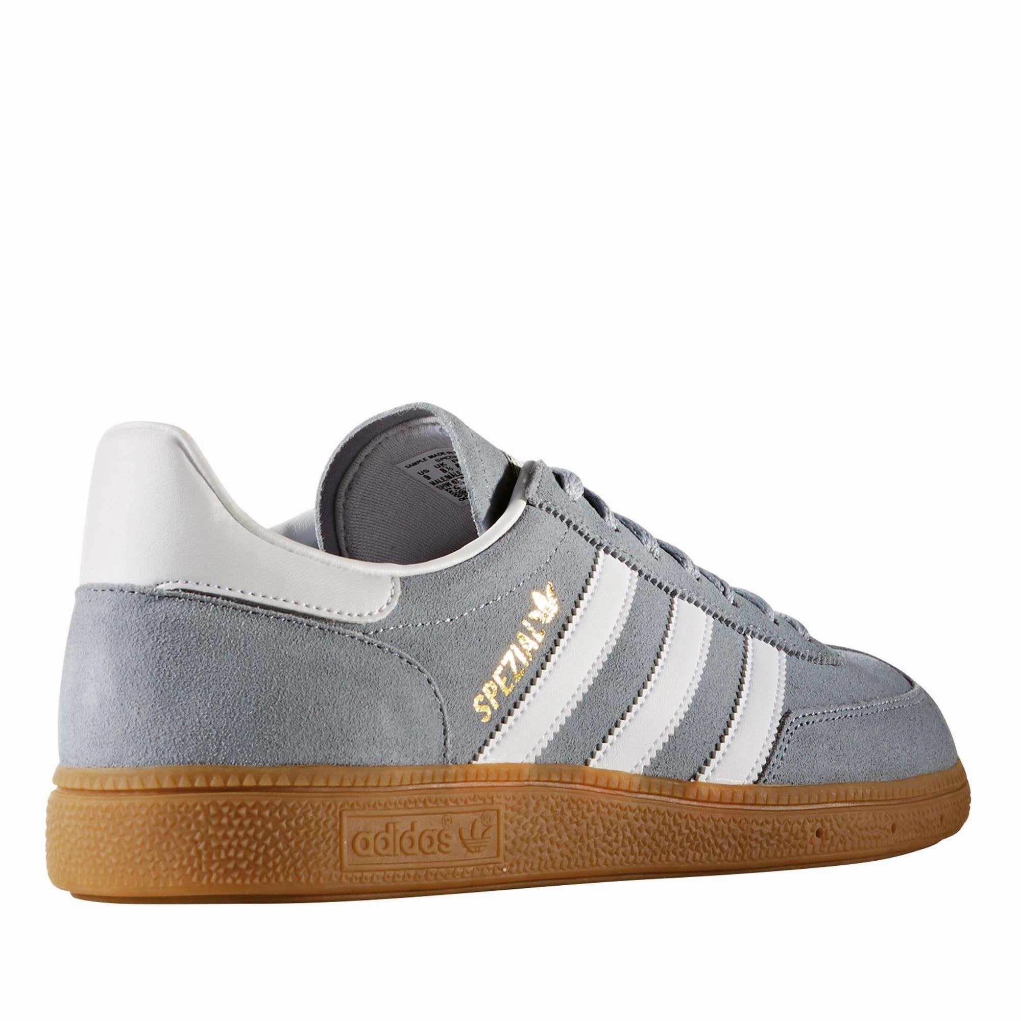 adidas Unisex Spezial Low-Top. Grau Light Grey FTWR White Gold Metallic. 41 1/3 EU