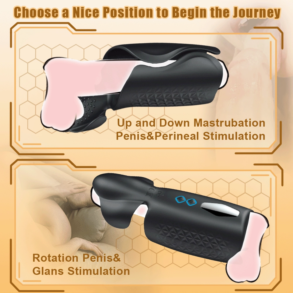 Amanda-10 Vibrating Wrapped Pulse Masturbation Trainer