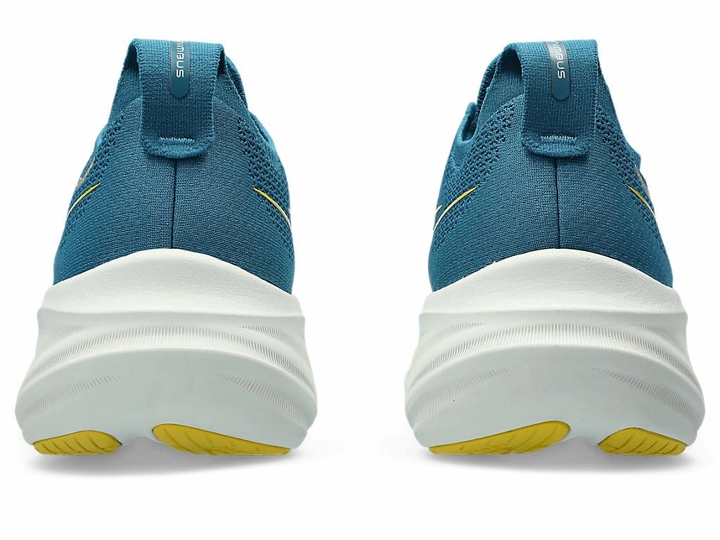 ASICS Herren Gel-Nimbus 26 Sneaker. Evening Teal/Light Mustard. 44.5 EU