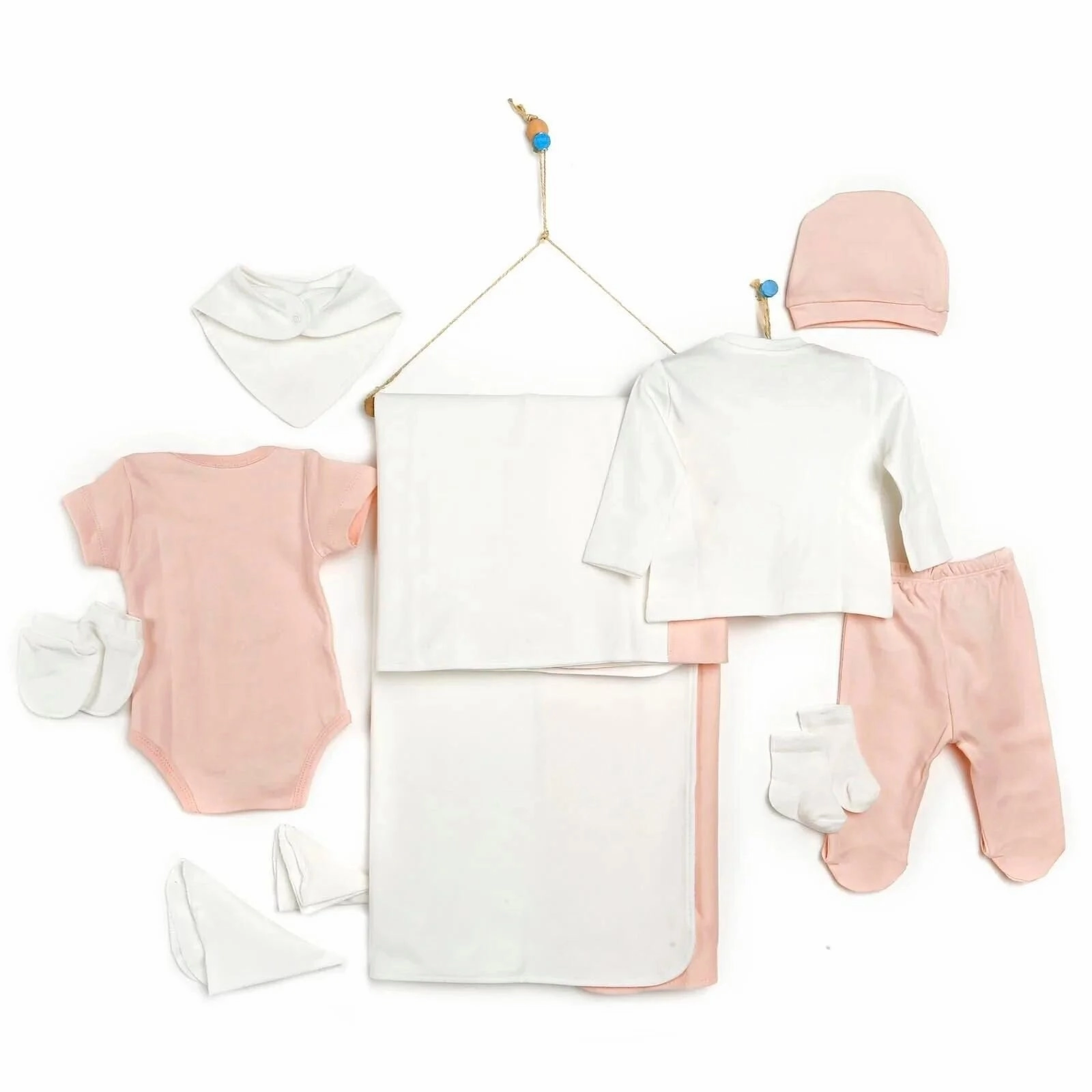 Bebbek Organic 10 Pcs Newborn Rainbow Starter Set