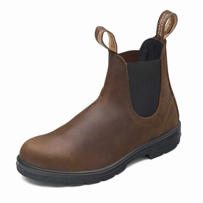 BLUNDSTONE Unisex Classic 550 Series Chelsea Boot. Antique Brown. 37.5 EU