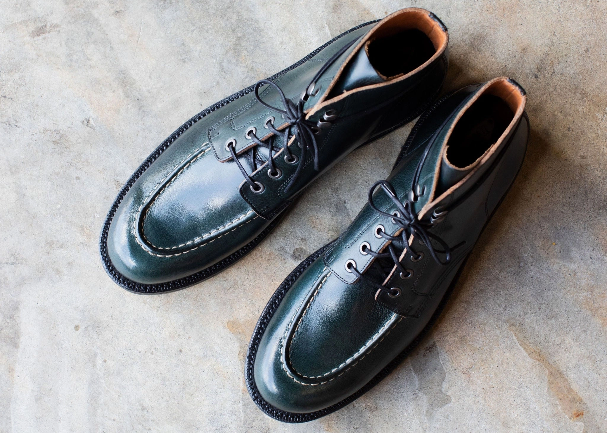Brass Boot Navy Chromexcel