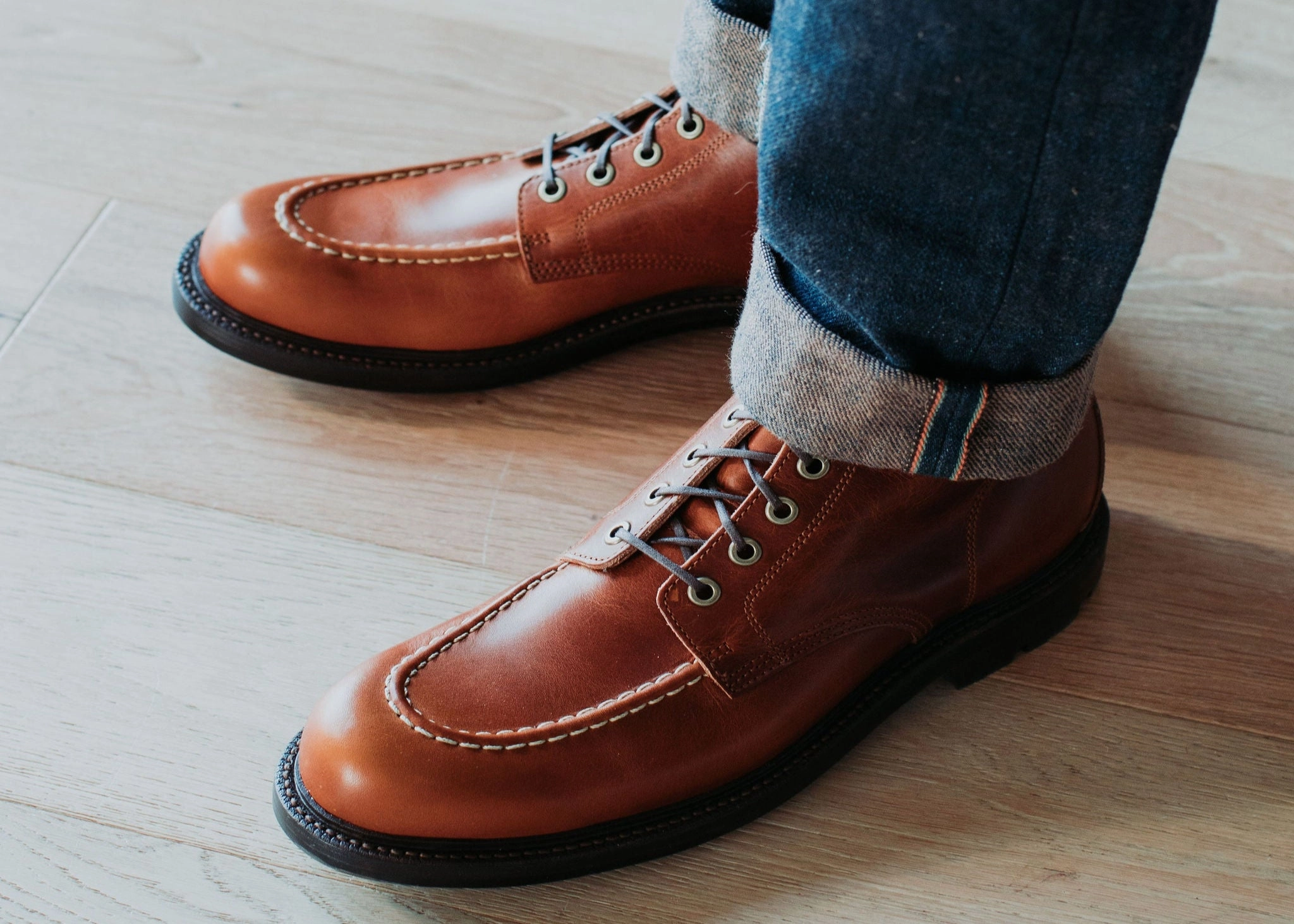 Brass Boot Tan Brooklyn Calf