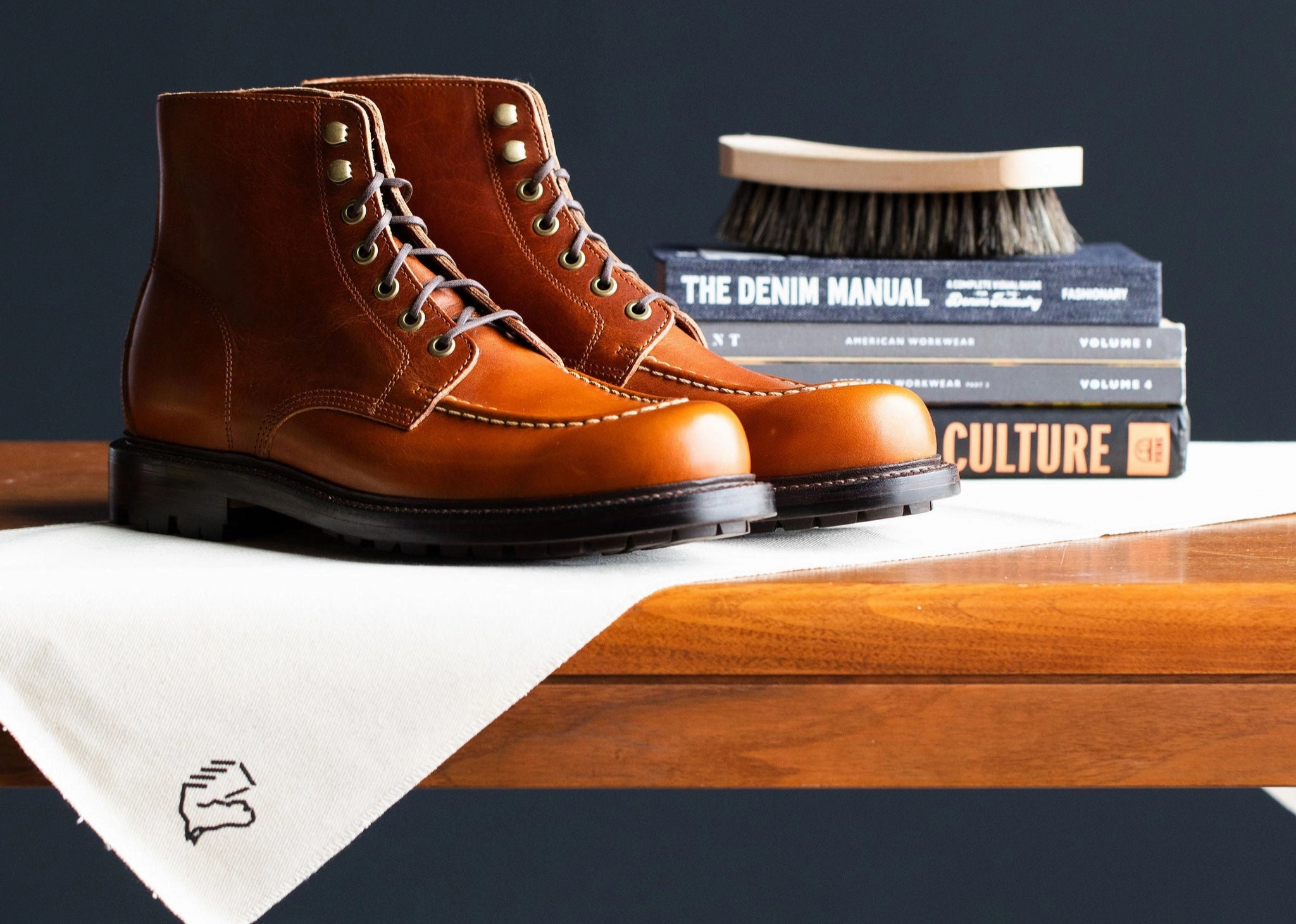 Brass Boot Tan Brooklyn Calf
