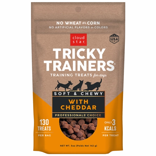Cloud Star Chewy Tricky Trainers Cheddar Dog Treats