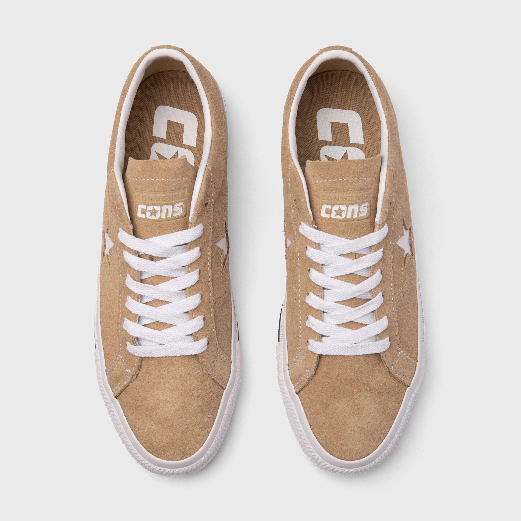 Converse One Star Pro Suede Low Nomad Khaki / Black - White