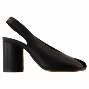 Court shoes - MM6 Maison Margiela - Leather - Black