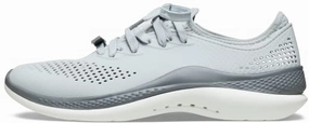 Crocs mens Literide Pacer Sneaker. Light Grey/Slate Grey. 41/42 EU