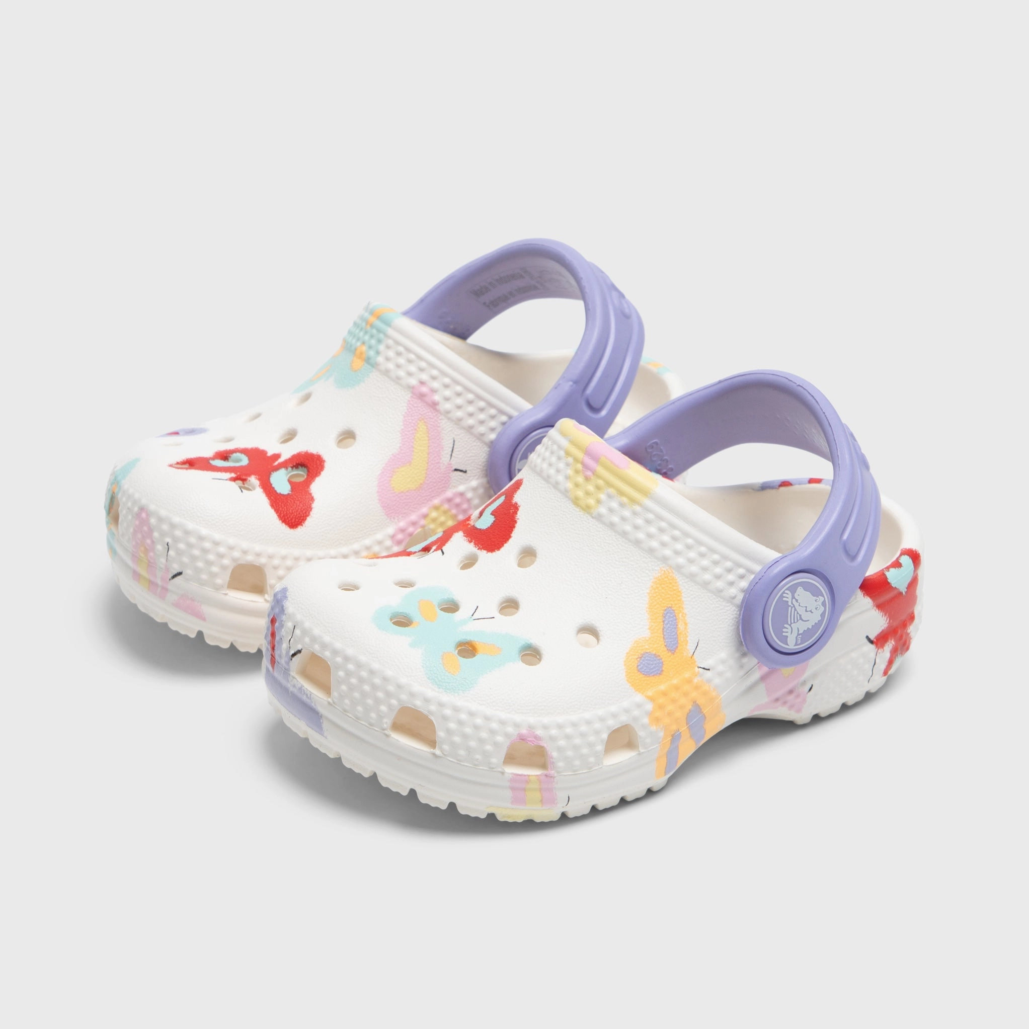 Crocs Toddler's Classic Clog / Butterfly Graphic