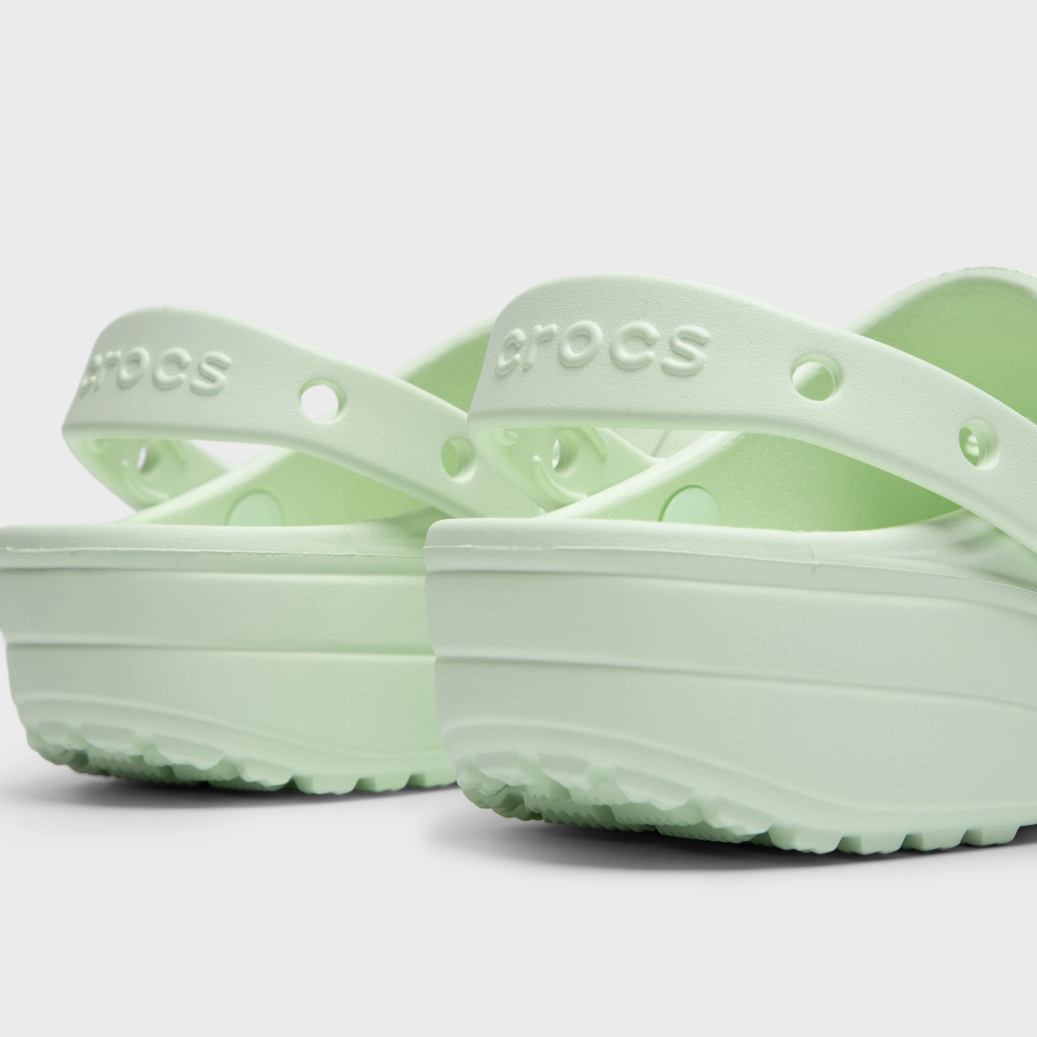 Crocs Women's Classic Floral Cut Out Clog / Jade Tint