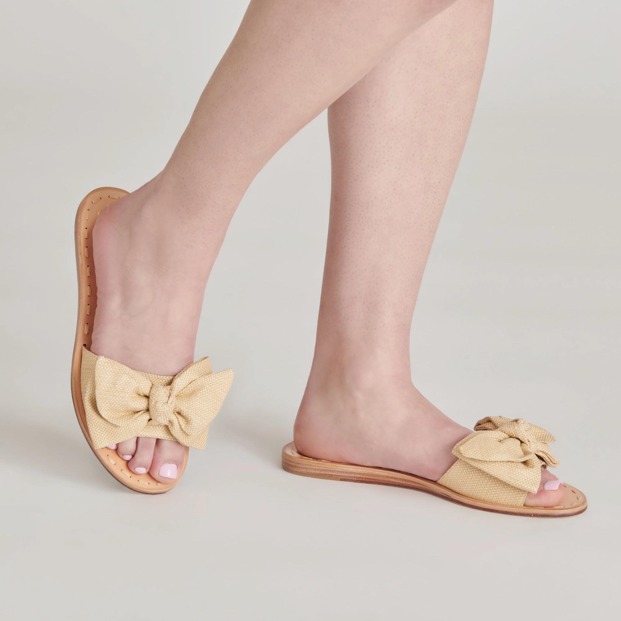 DARSEY SANDALS LT NATURAL RAFFIA