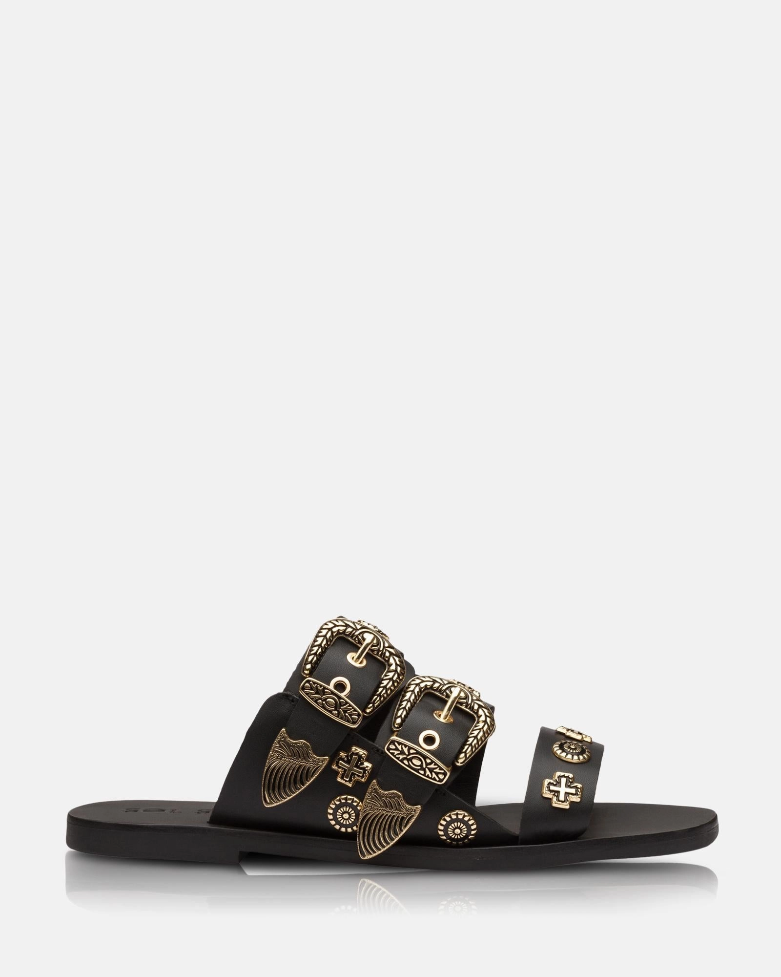 Eastwood Slide Black/Gold