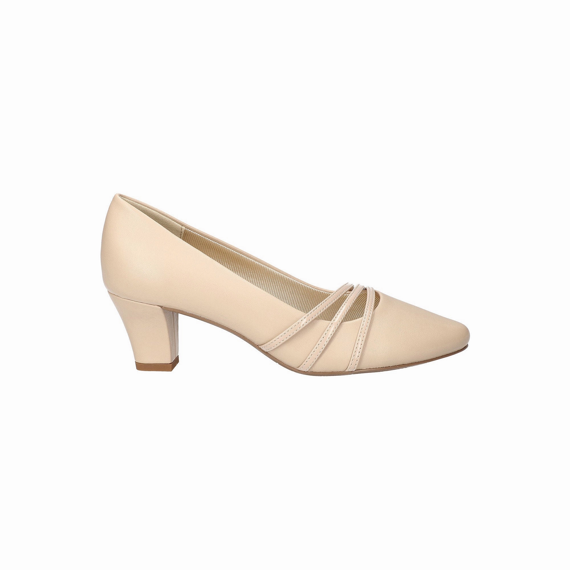 Easy Street Womens Cristiny Stiletto Heel Pumps - NUDE 8 MEDIUM