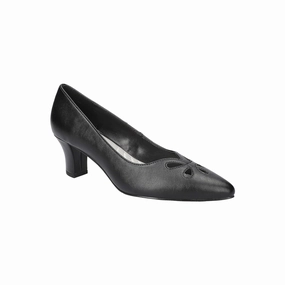 Easy Street Womens Pat Stiletto Heel Pumps - BLACK 8 MEDIUM