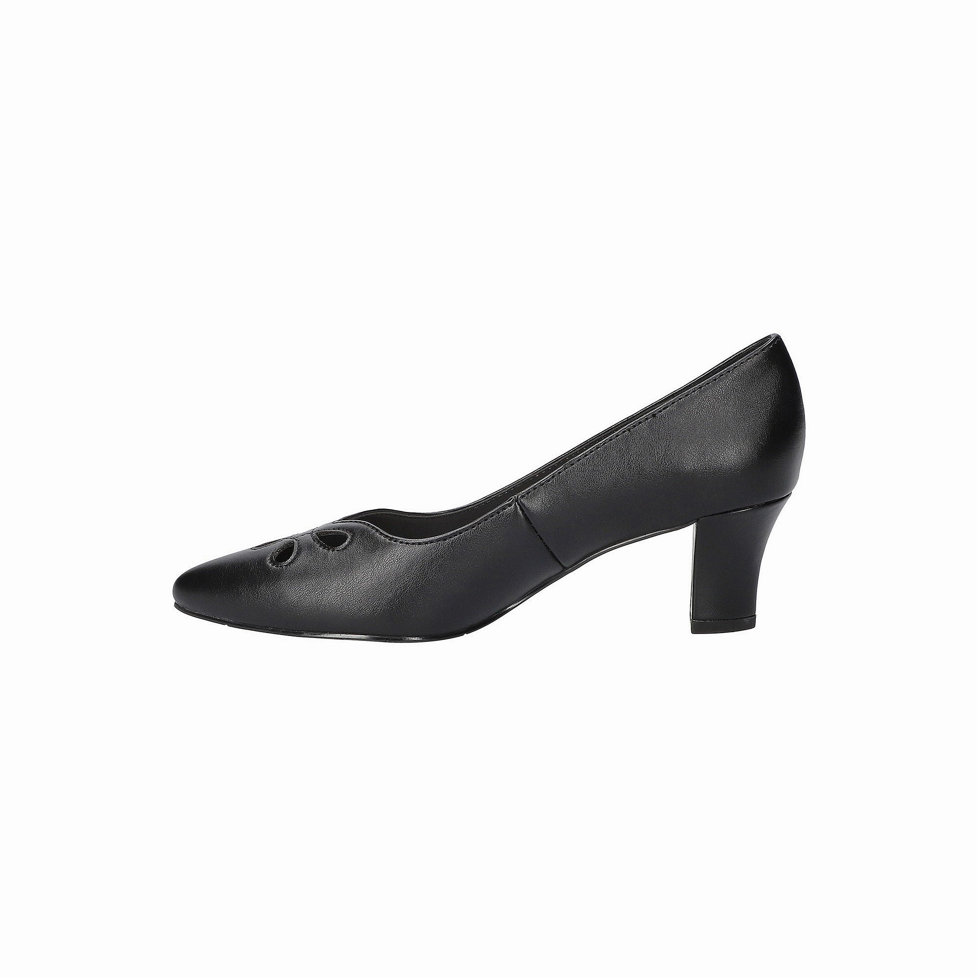 Easy Street Womens Pat Stiletto Heel Pumps - BLACK 8 MEDIUM