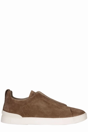 Ermenegildo Zegna Banded Slip-On Sneakers