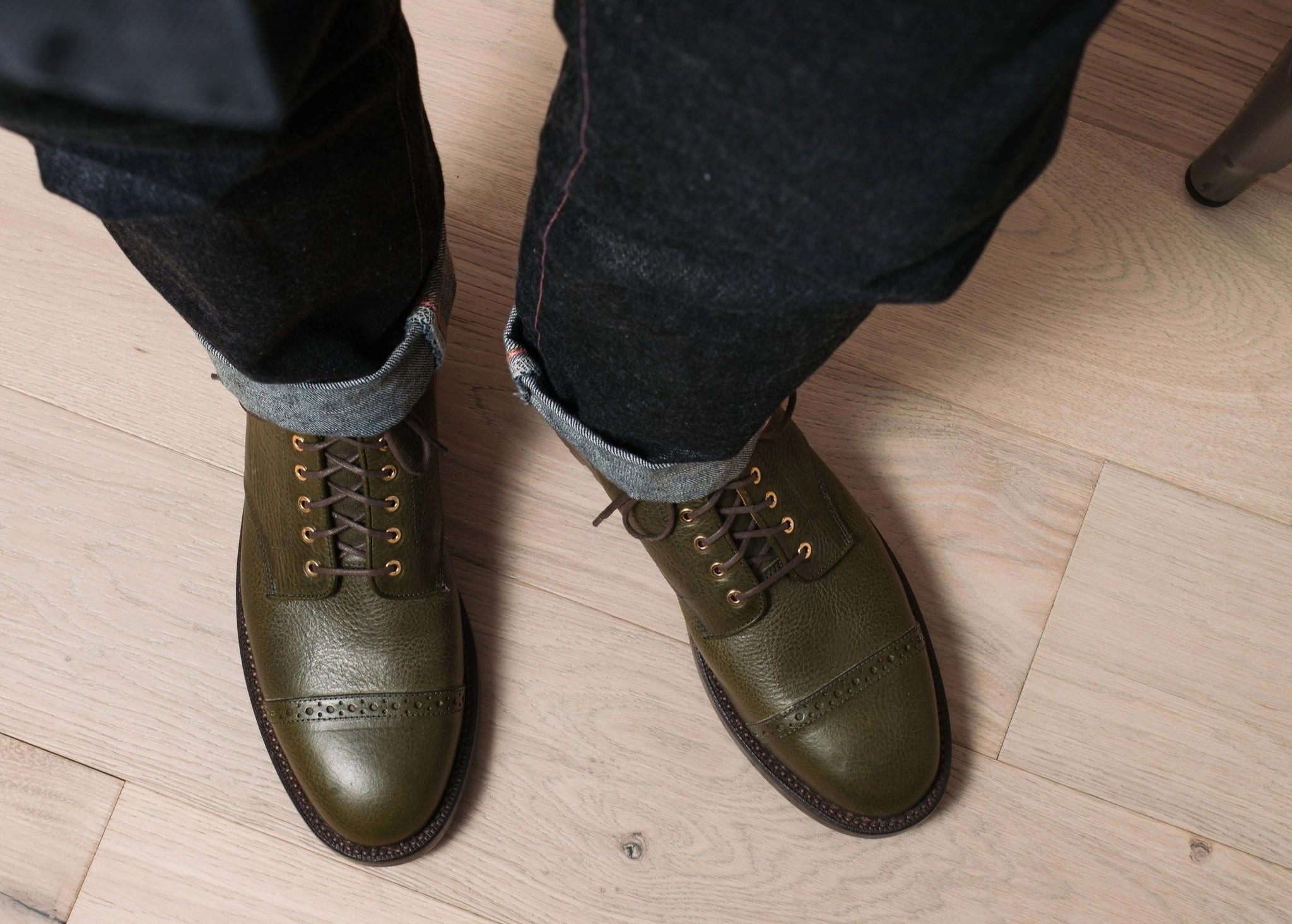 Garrison Boot Olive Minerva Box