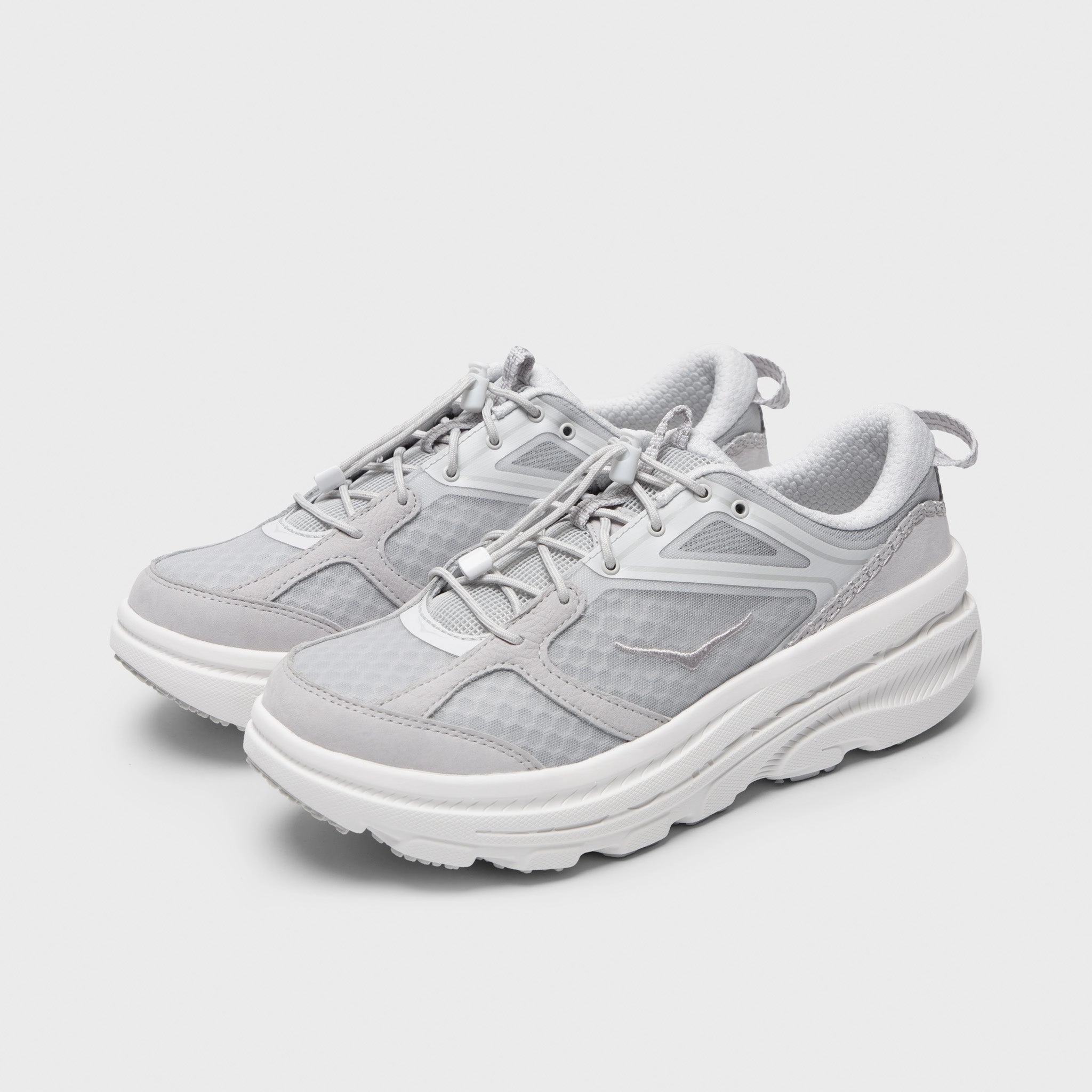 Hoka U Bondi B3LS Cosmic Grey / White