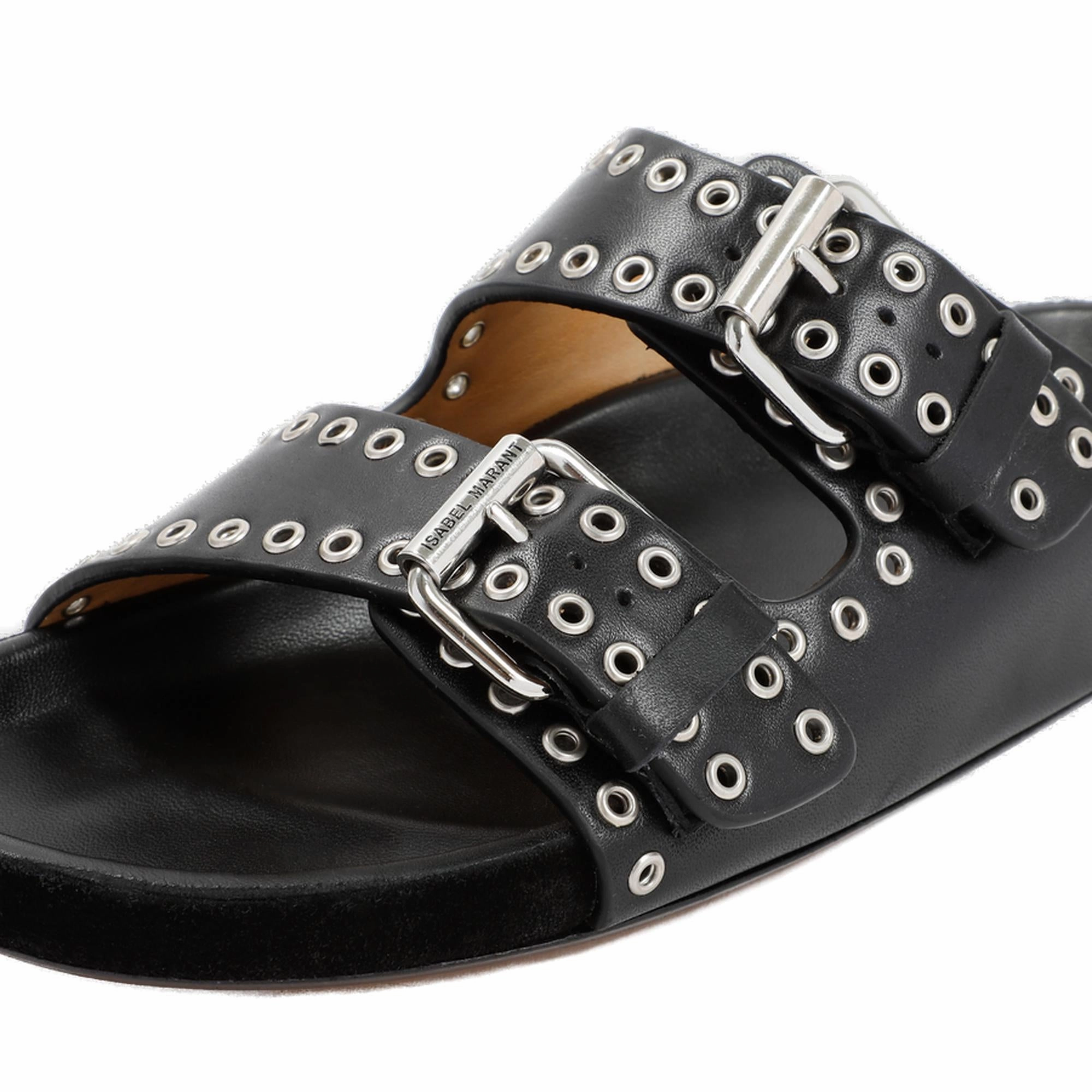 Isabel Marant Lennyo Slip-On Buckled Sandals