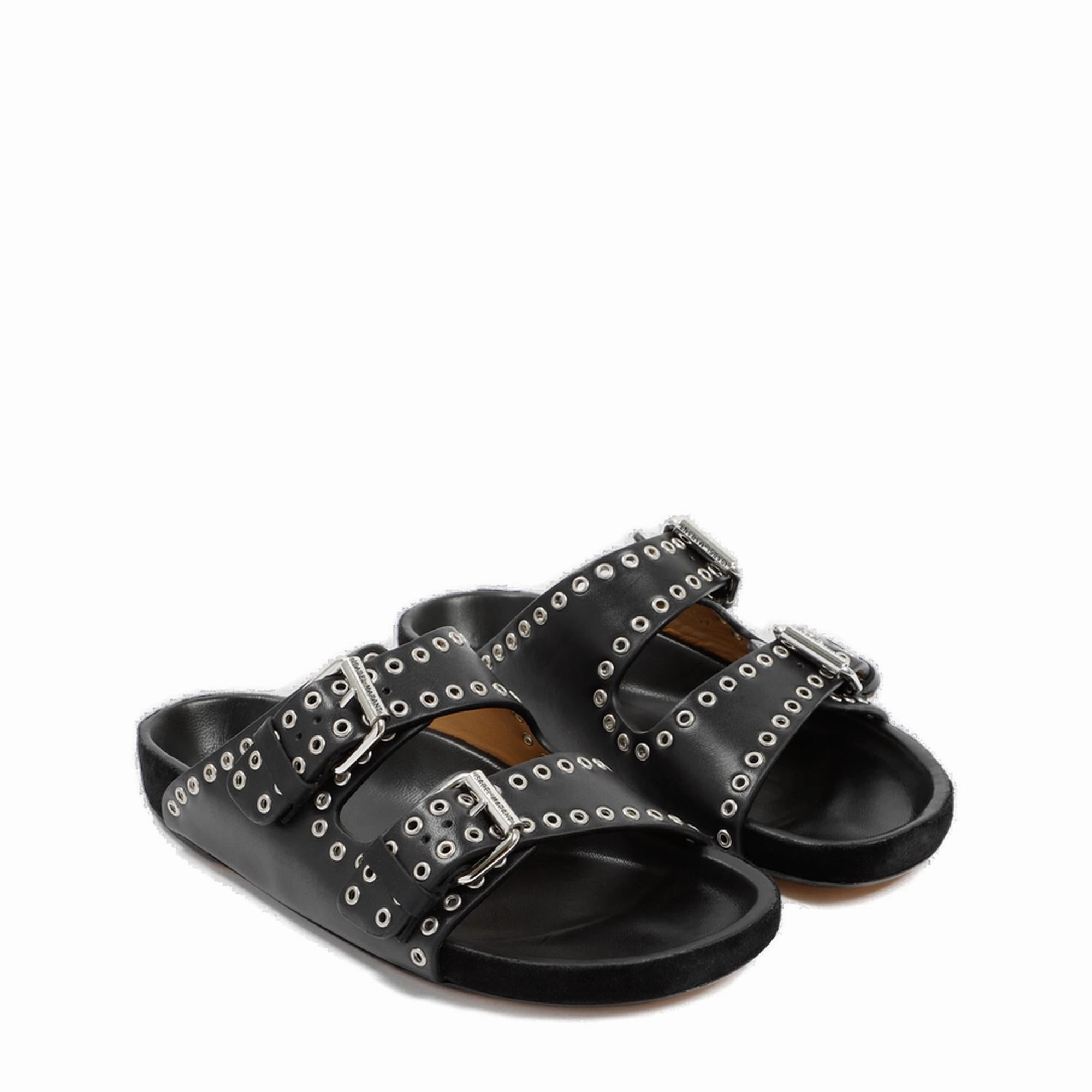 Isabel Marant Lennyo Slip-On Buckled Sandals