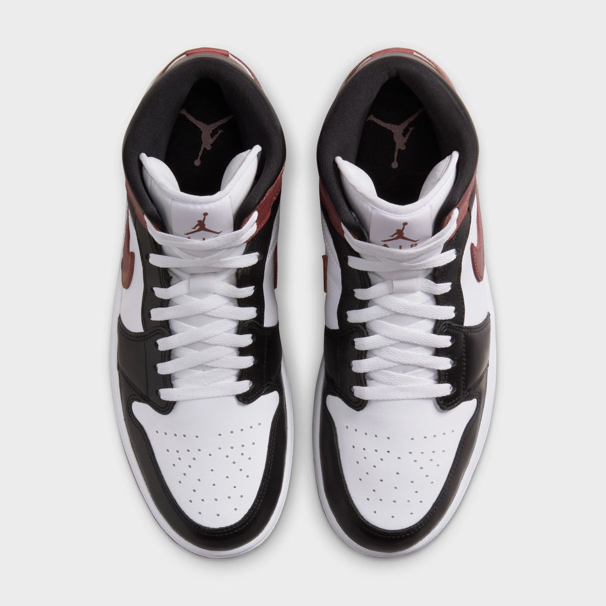 Jordan 1 Mid SE White / Dark Pony - Black