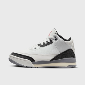 Jordan 3 Retro PS Summit White / Fire Red - Cement Grey