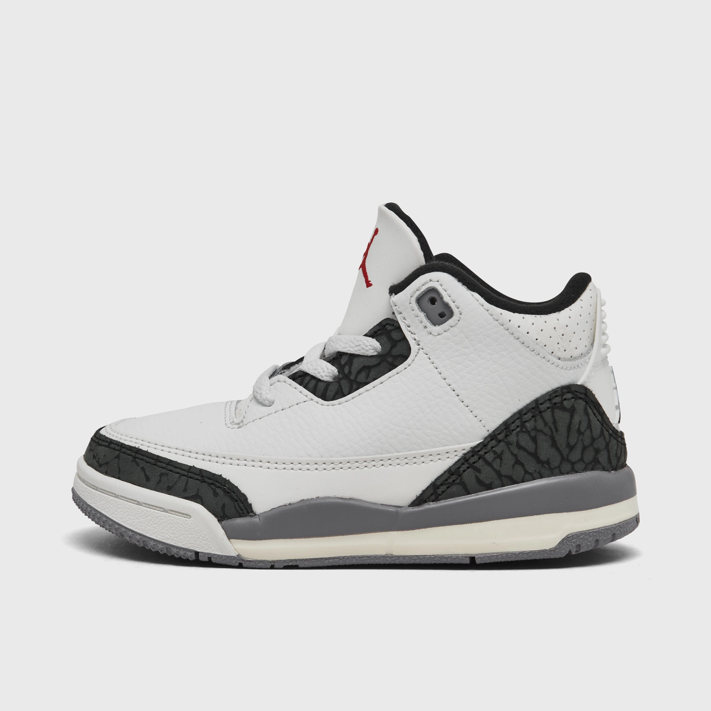 Jordan 3 Retro TD Summit White / Fire Red - Cement Grey