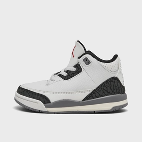 Jordan 3 Retro TD Summit White / Fire Red - Cement Grey