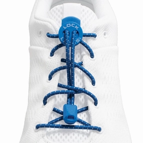 kids lock laces original no-tie shoelaces (royal blue)