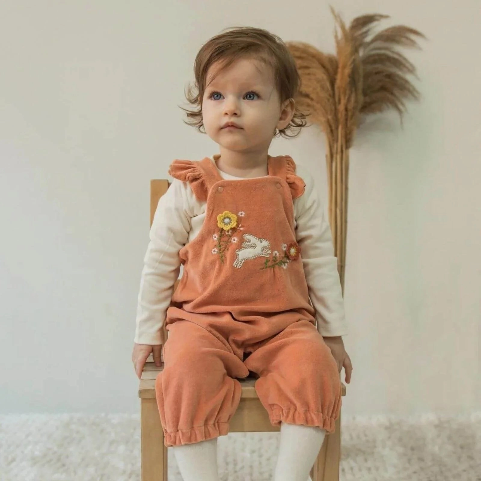 Kitikate Organic Lana Dungarees Set 2 pcs