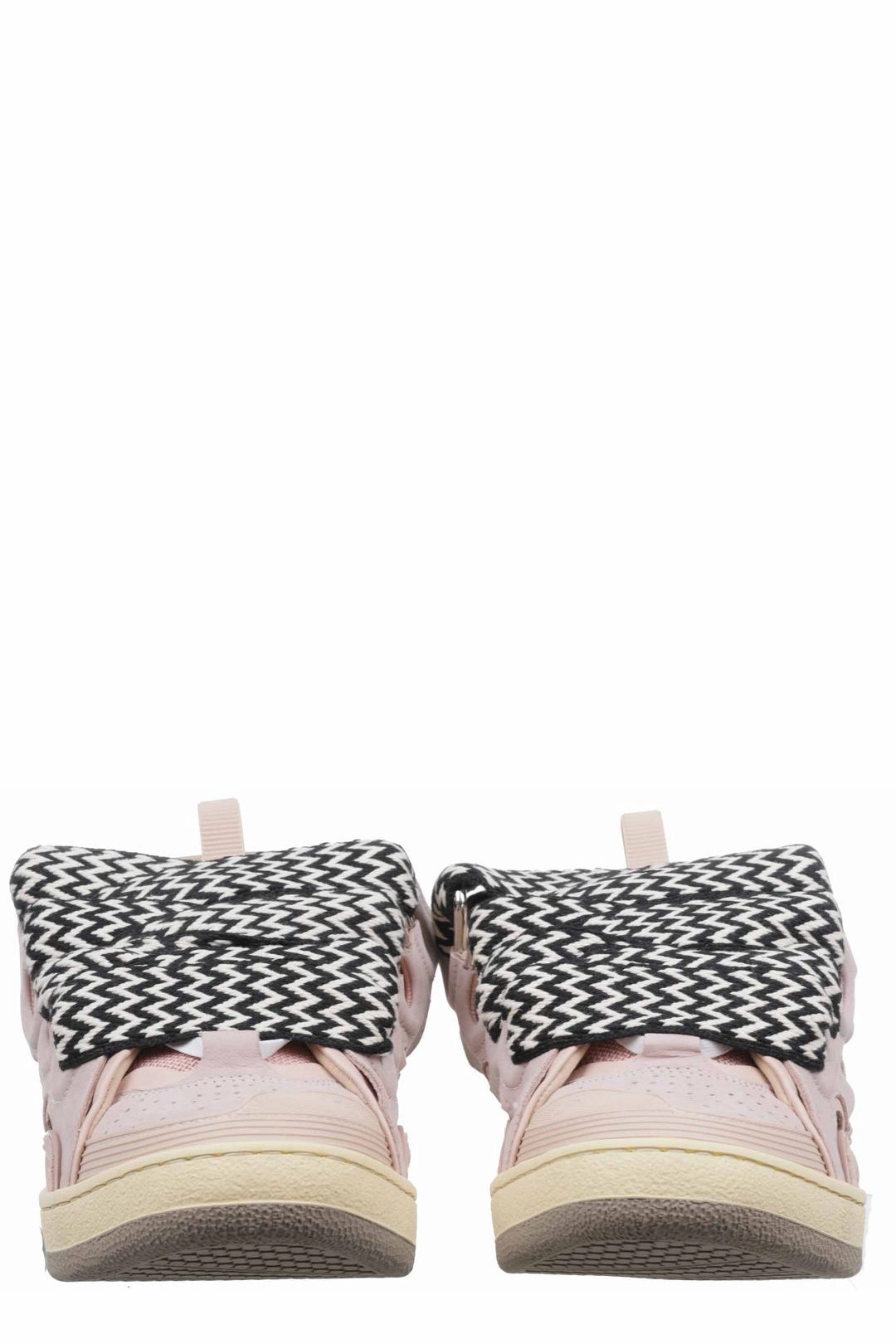 Lanvin Slip-On Lace-Up Sneakers