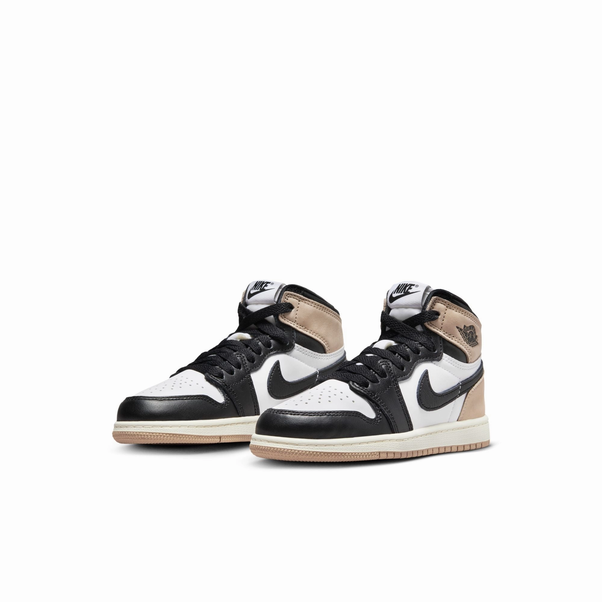 Little Kid's Jordan 1 Retro High OG Latte-BLACK/LEGEND MD BROWN-WHITE-SAIL