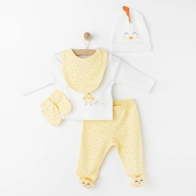 Little Life Girl Newborn Set 5 pcs - Yellow