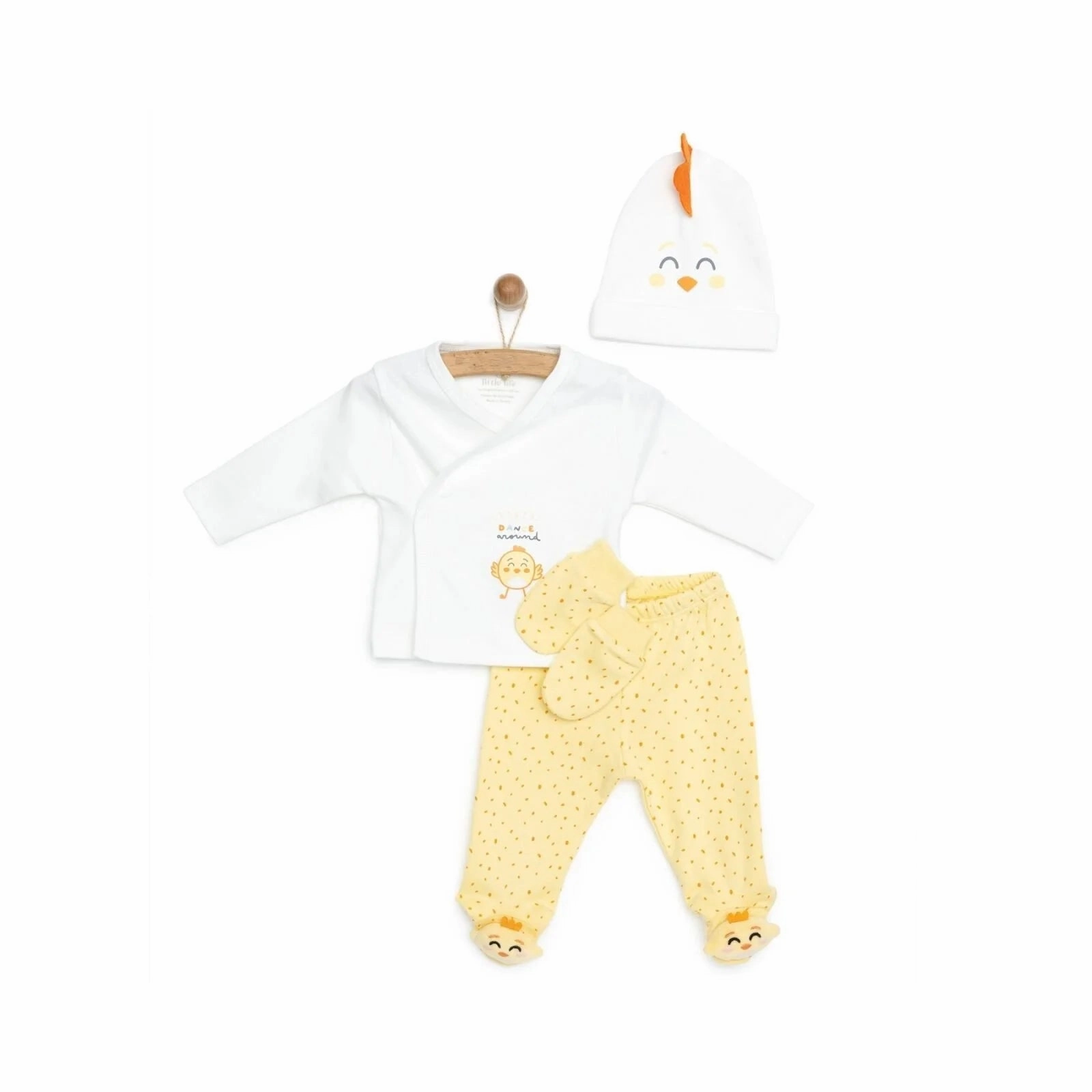 Little Life Girl Newborn Set 5 pcs - Yellow