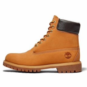 Men's Timberland Premium 6inch Waterproof Warm Lined - WHEAT NUBUCK