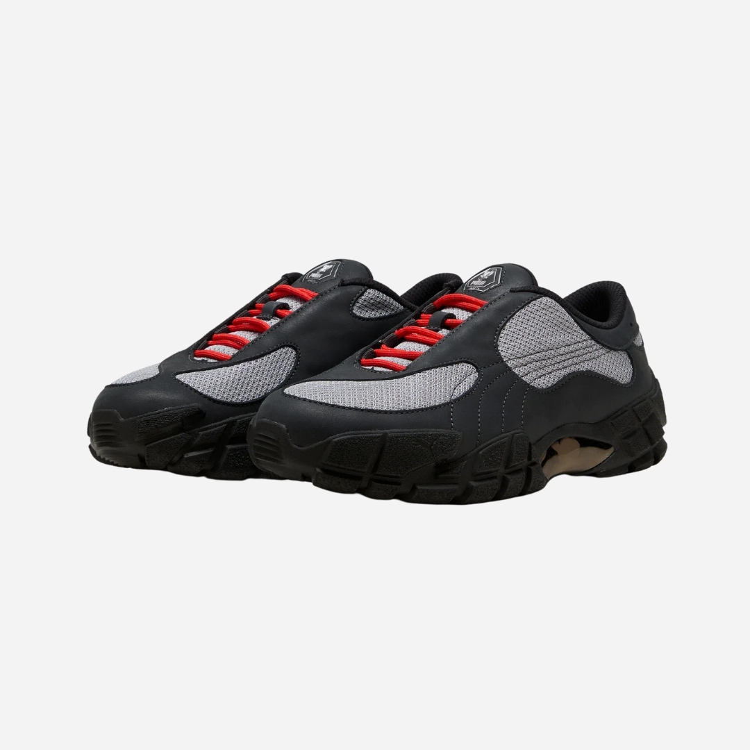 mens puma x skepta skope mu (flat dark grey/silver)