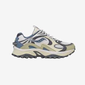 mens saucony grid aura x (green/multi)