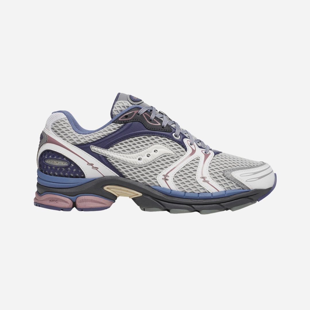 mens saucony progrid triumph 4 (white/blue)
