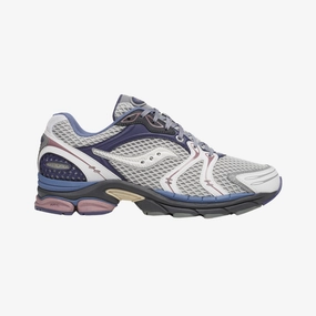 mens saucony progrid triumph 4 (white/blue)
