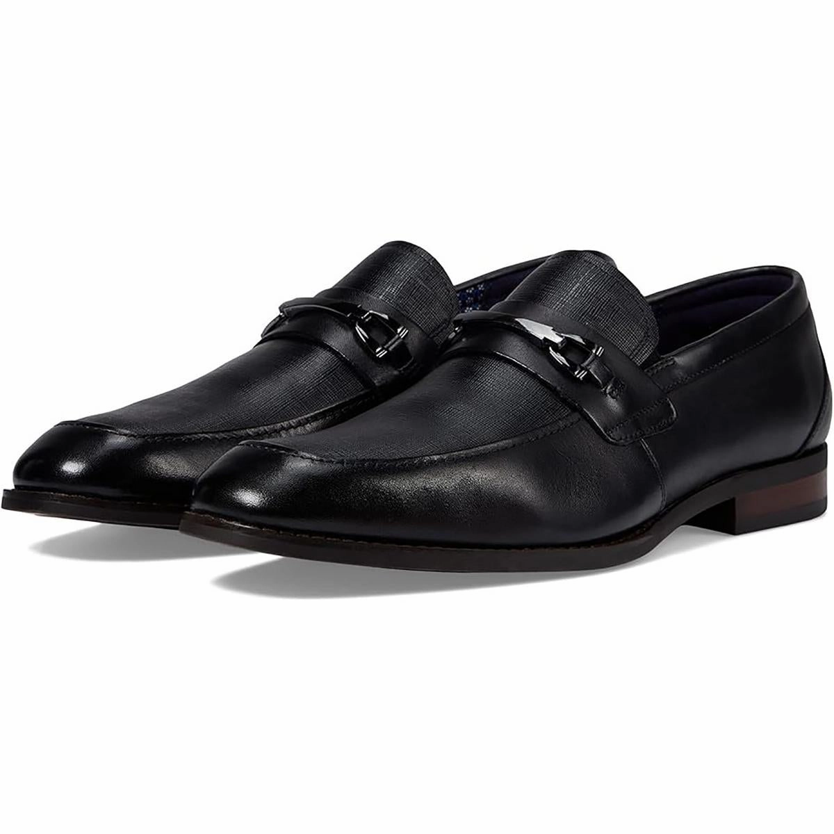 Mens Solid Leather Slip-on Shoes