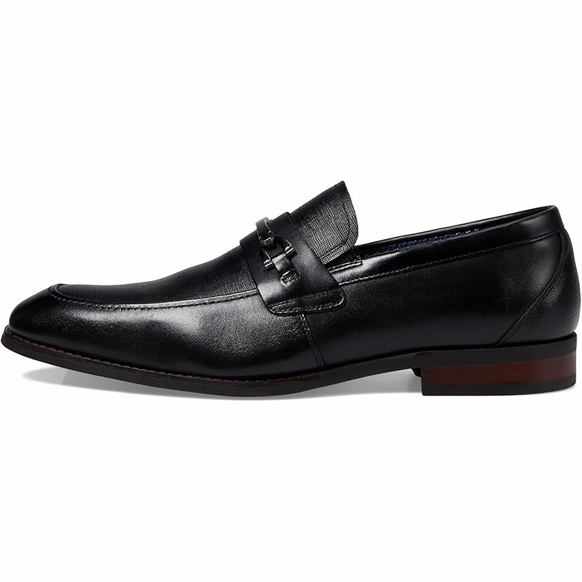 Mens Solid Leather Slip-on Shoes